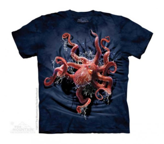 Tričko 3D potisk - Octopus Climb, chobotnice - The Mountain / děti