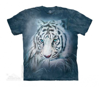 Tričko 3D potisk - Thoughtful White Tig, bílý tygr - The Mountain / děti