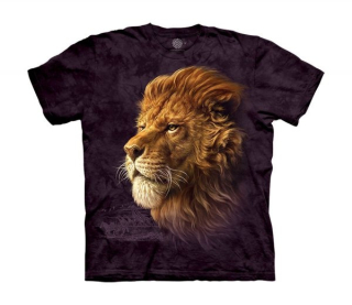 Tričko 3D potisk - King of the Savanna, lví král, lev - The Mountain / děti