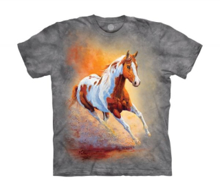 Tričko 3D potisk - Sunset Gallop, kůň - The Mountain / děti