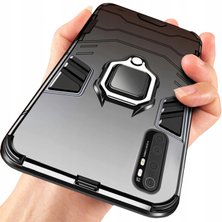 Xiaomi Mi Note 10 Lite, obal pouzdro na mobil kryt obrněný Holder 3w1 ring