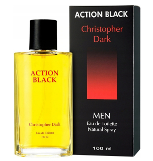 Action Black for men, parfém 100ml Christopher Dark