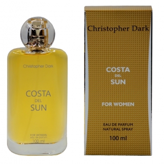 Costa Del Sun for woman, parfém 100ml Christopher Dark