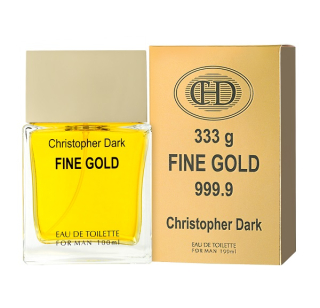 Fine Gold for men, parfém 100ml Christopher Dark