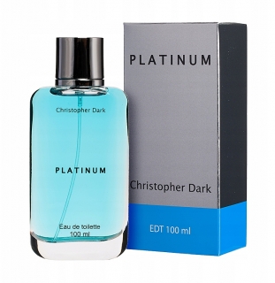 Platinum for men, parfém 100ml Christopher Dark