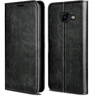 Samsung Galaxy Xcover 4 / 4s, magnetické pouzdro, obal, kryt SKIN, 100% kůže