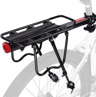 Hliníkový nosič na kolo, univerzální - nosnost do 50 kg