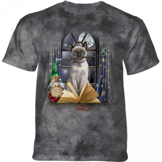 Tričko 3D potisk - Hocus Pocus Cat, čarodějová kočka - The Mountain