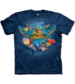 Tričko 3D potisk - Tiny Bubbls, Kde je Nemo, mořská želva - The Mountain / děti