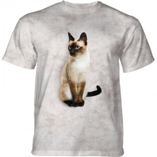 Tričko 3D potisk - Siamese Cat, kočka - The Mountain