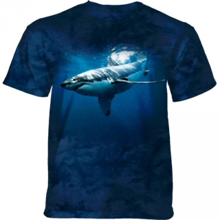 Tričko 3D potisk - Deep Blue Shark, žralok - The Mountain
