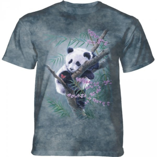 Tričko 3D potisk - Bamboo Dreams Panda, medvídě  - The Mountain