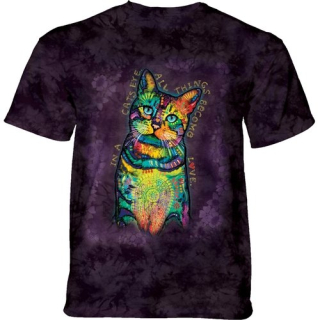 Tričko 3D potisk - Cats Eye Russo , barevné kotě - The Mountain