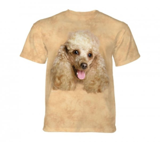 Tričko 3D potisk - Happy Poodle Portrait, pudlový pes - The Mountain / děti