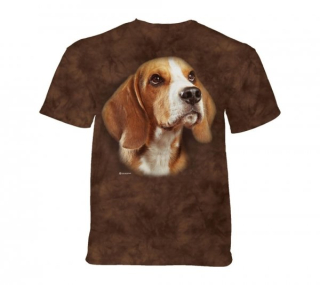 Tričko 3D potisk - Beagle Portrait, pes - The Mountain / děti