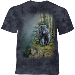 Tričko 3D potisk - Rocky Outcrop Black Bear, medvěd - The Mountain