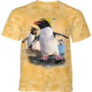 Tričko 3D potisk - Rockhopper Penguins, Tučňáci - The Mountain