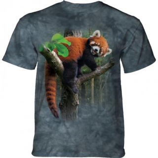 Tričko 3D potisk - Red Panda Tree, červený medvěd - The Mountain