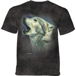 Tričko 3D potisk - Howling Wolf, mladý vlk - The Mountain