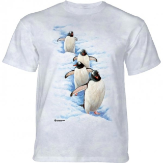 Tričko 3D potisk - Gentoo Penguins, Tučňáci - The Mountain