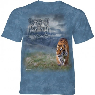 Tričko 3D potisk - Morning Dew Tiger, tygr - The Mountain
