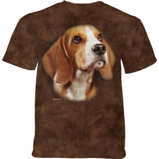 Tričko 3D potisk - Beagle Portrait, pes - The Mountain