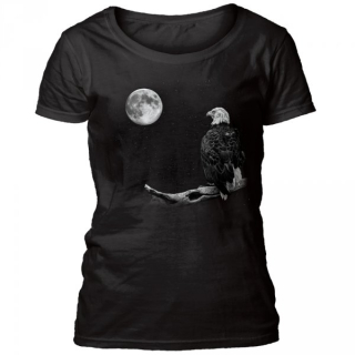 Tričko 3D potisk - By The Light Of The Moon Eagle orel - The Mountain / pro ženy