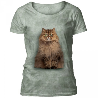 Tričko 3D potisk - Longhair Persian, malá kočka - The Mountain / pro ženy