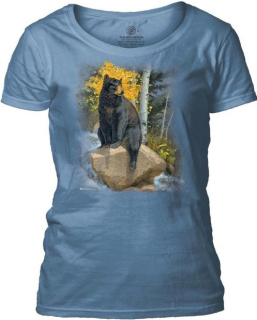 Tričko 3D potisk - That Refreshes Black Bear, medvěd - The Mountain / pro ženy