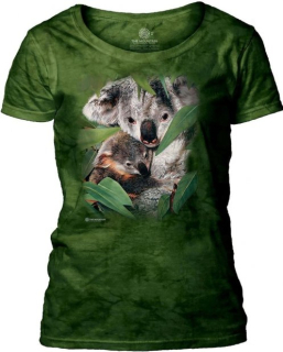 Tričko 3D potisk - Motherhood Koala, medvěd - The Mountain / pro ženy