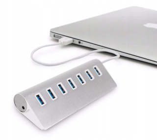 Víceportový adaptér USB-c, ROZDĚLOVAČ, HUB PORT SPLITTER 7x USB 3.0