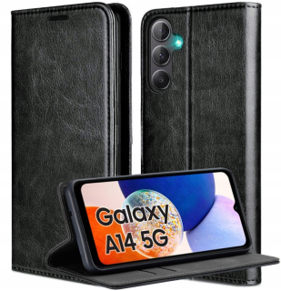 Samsung Galaxy A14, 5G magnetické pouzdro, obal, kryt SKIN, 100% kůže