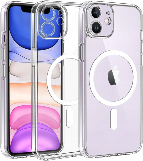 Iphone 11, kryt pouzdro apple obal silikonový MAGSAFE CASE bezbarvý