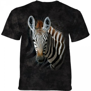 Tričko 3D potisk - Zebra, Safari v Africe - The Mountain