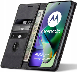Motorola moto G54 / G54 Power, magnetické kožené pouzdro s klopkou sheep skin z měkké ovčí kůže