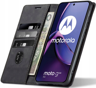 Motorola Moto G84, 5G magnetické kožené pouzdro s klopkou sheep skin z měkké ovčí kůže