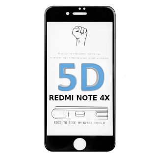 XIAOMI REDMI NOTE 4X _ ochranné sklo 5D FULL GLUE na celý displej