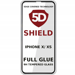Iphone X / XS, ochranné sklo 3D / 5D / 6D Full Glue na celý displej